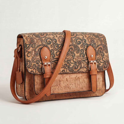 Natalia  Mosaic Cork Crossbody