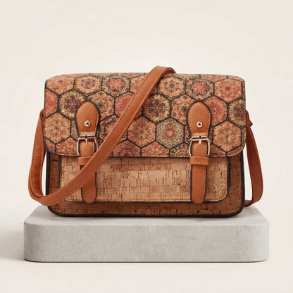 Natalia  Mosaic Cork Crossbody