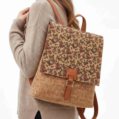 Natalia  Mosaic Cork Backpack