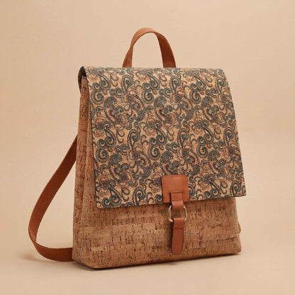 Natalia  Mosaic Cork Backpack