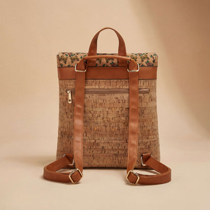 Natalia  Mosaic Cork Backpack