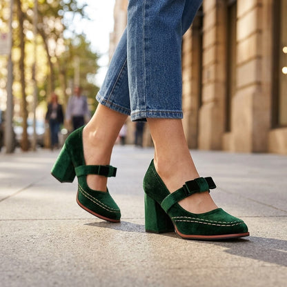 Valentina Velvet Loafers