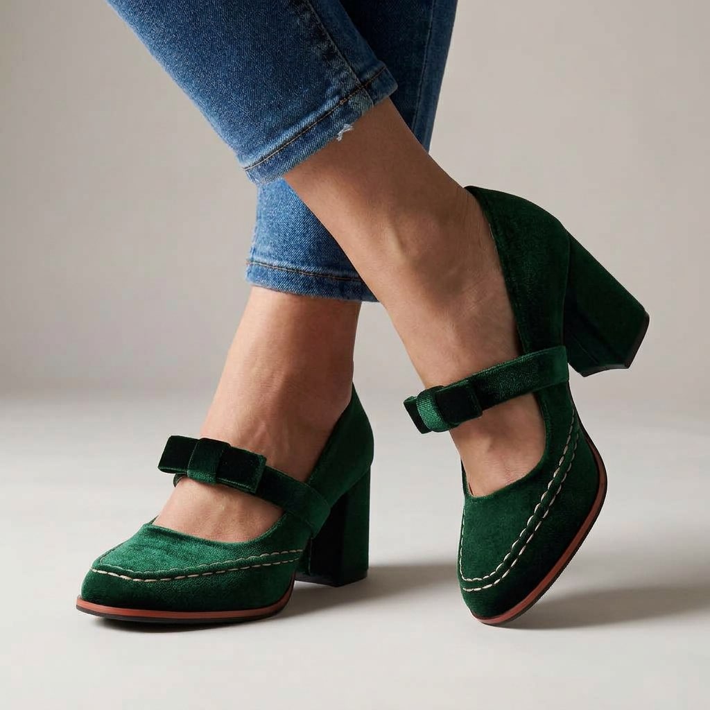 Valentina Velvet Loafers