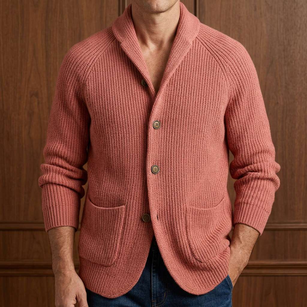 Richmond | Tailored Button-Front Knit Cardigan