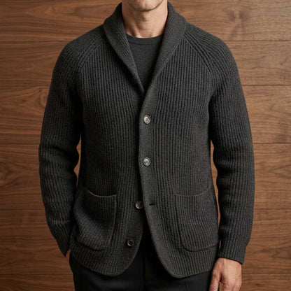 Richmond | Tailored Button-Front Knit Cardigan