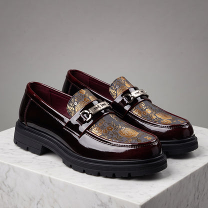 Fulford Leather Buckle Loafers
