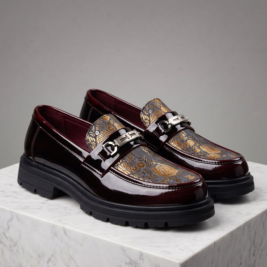 Fulford Leather Buckle Loafers