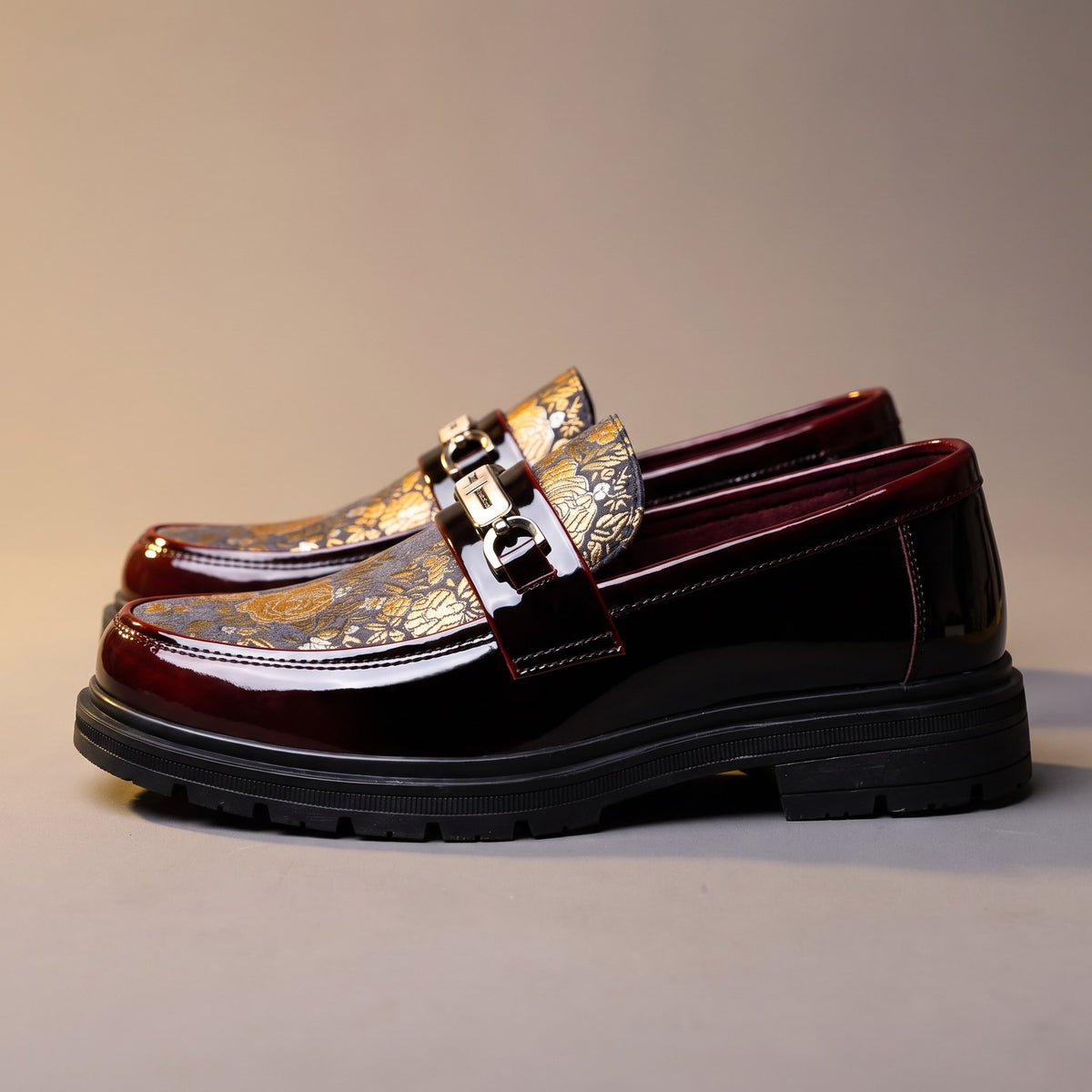 Fulford Leather Buckle Loafers