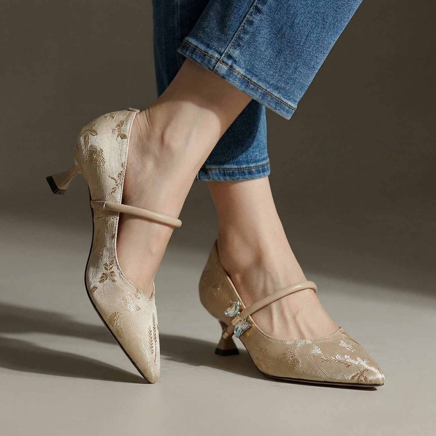 Charlotte Grace Butterfly Heels
